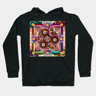 Spiral into the chocolate fidget spinner Hoodie